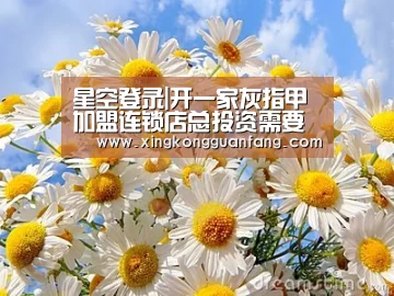 星空登录|开一家灰指甲加盟连锁店总投资需要多少钱(图3) 星空官方